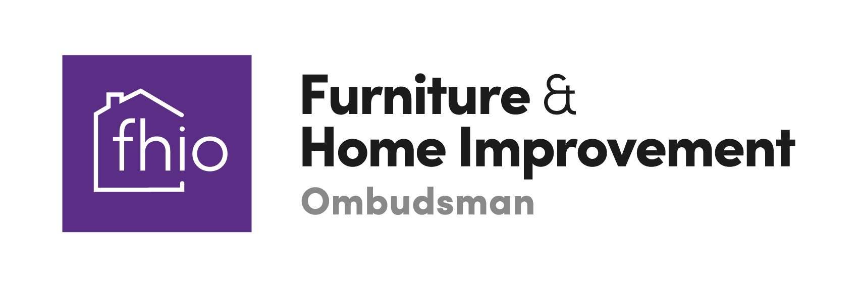 Furniture Home Improvement Ombudsman logo featuring a shield with a house